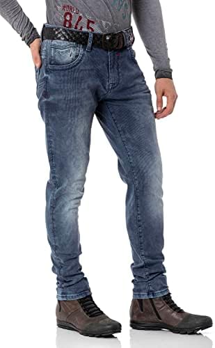Cipo & Baxx Herren Stretch Jeanhose Slim Fit Trendig und bequem | Cipo & Baxx Männer Stretch Jeanshosen Slim Fit Premiu