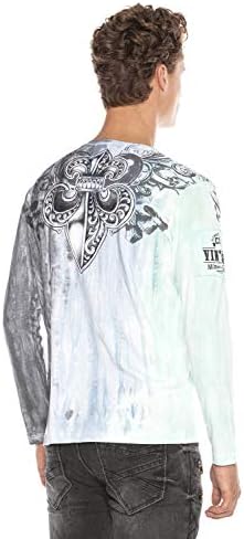 Cipo & Baxx Herren Sweatshirt Series – Stylischer Pullover im Modernen Streetwear Look mit Rundhals & Print – Comfortabl