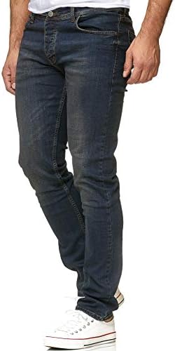 Reslad Jeans-Herren Slim Fit Basic Style Stretch-Denim Jeggings RS-2063