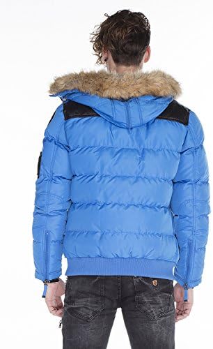 Stylische Winterjacke Herren Cipo & Baxx Series | Warme Winterjacke Herren Cipo & Baxx Series abnehmbarer Kapuze | Func