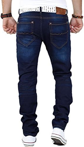 Cipo & Baxx Herren Jeans - Stilvolle Regular-Fit Denim mit Kontrastnähten | Bequeme & Modische Jeans für Männer | Stone-
