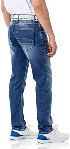 Cipo & Baxx Herren Stretch Jeanhose Slim Fit Trendig und bequem | Cipo & Baxx Männer Stretch Jeanshosen Slim Fit Premiu