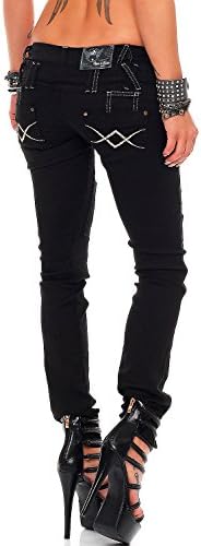 Cipo & Baxx Damen Jeans - Stylische Regular & Slim Fit Modelle mit Stretch | Kontrastnähten & Applikationen | Ideal für – Bild 31