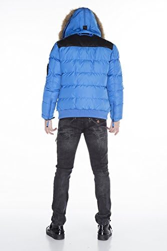 Stylische Winterjacke Herren Cipo & Baxx Series | Warme Winterjacke Herren Cipo & Baxx Series abnehmbarer Kapuze | Func