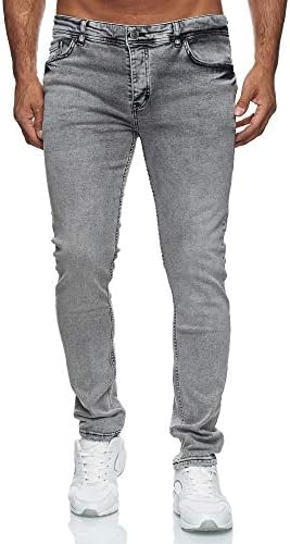 Reslad Jeans-Herren Slim Fit Basic Style Stretch-Denim Jeggings RS-2063