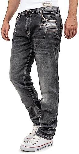 Cipo & Baxx Herren Jeans Regular Fit & Slim Fit – Stylischer Used Look Jeans für Männer | Blue & Black Jeans für Alltag – Bild 41