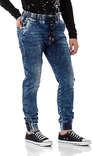 Cipo & Baxx Herren Stretch Jeanhose Slim Fit Trendig und bequem | Cipo & Baxx Männer Stretch Jeanshosen Slim Fit Premiu