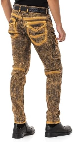 Cipo & Baxx Herren Stretch Jeanhose Slim Fit Trendig und bequem | Cipo & Baxx Männer Stretch Jeanshosen Slim Fit Premiu