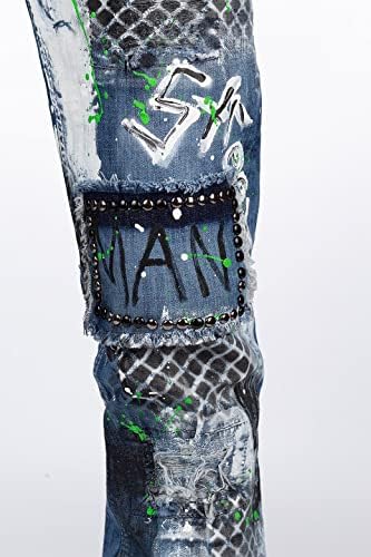 Cipo & Baxx Herren Jeans - Stylische Denim-Mode mit Slim-Fit & Regular-Fit für Individualisten im Bikerstyle!