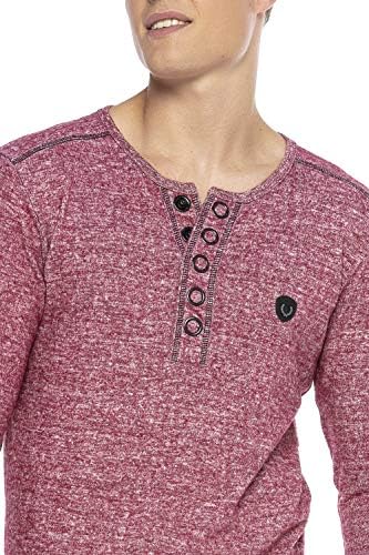 Cipo & Baxx Herren Sweatshirt Series – Stylischer Pullover im Modernen Streetwear Look mit Rundhals & Print – Comfortabl