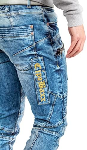 Cipo & Baxx Herren Jeans – Stylische Regular-Fit Denim mit Stone-Washed-Design & Used-Look | Bequeme & modische Jeans fü – Bild 42