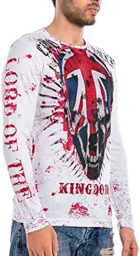 Cipo & Baxx Herren Sweatshirt Series – Stylischer Pullover für Streetwear Lovers – Bequemer Rundhalseinheitsprint Sweate