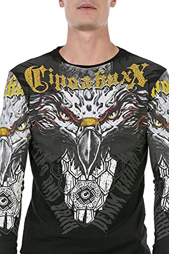 Cipo & Baxx Herren Sweatshirt Series – Stylischer Pullover für Streetwear Lovers – Bequemer Rundhalseinheitsprint Sweate