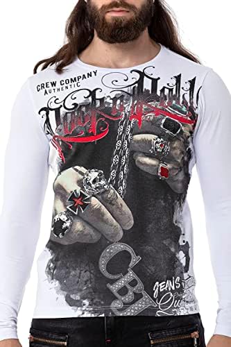 Cipo & Baxx Herren Sweatshirt Series – Stylischer Pullover im Modernen Streetwear Look – Bequemer Sweater für Alltag & F