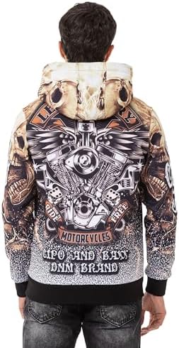 Cipo & Baxx Herren Sweatjacke Hoodie Serie - Stylischer Pullover im Modernen Casual Streetwear Stil für den Alltag, Frei
