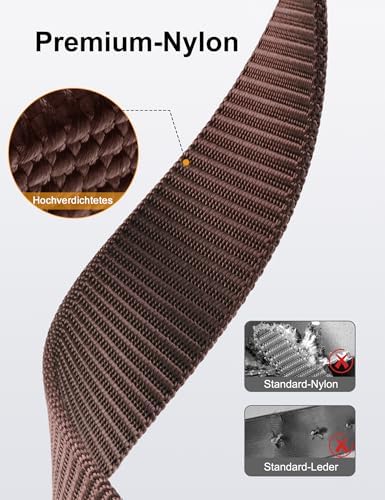 JUKMO Automatik Gürtel für Herren, robustes Nylon, 3,8cm Breite, praktische Ratsche-Funktion | JUKMO Herren Automatik G