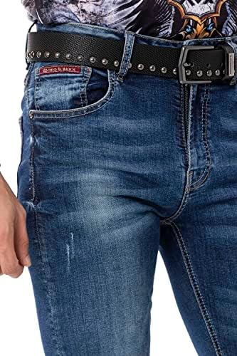 Cipo & Baxx Herren Stretch Jeanhose Slim Fit Trendig und bequem | Cipo & Baxx Männer Stretch Jeanshosen Slim Fit Premiu