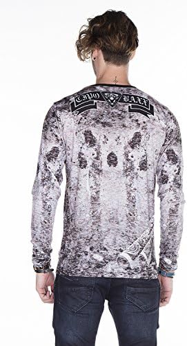 Cipo & Baxx Herren Sweatshirt Stylischer Pullover für moderne Streetwear Look – Bequemer Sweater für Alltag, Freizeit &