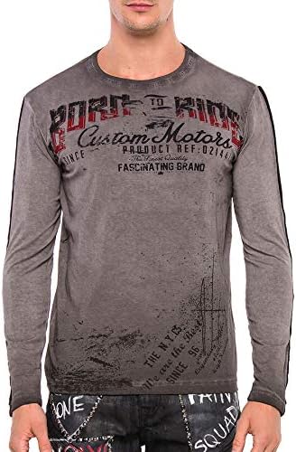 Cipo & Baxx Herren Sweatshirt Series – Stylischer Pullover im Modernen Streetwear Look mit Rundhals & Print – Comfortabl