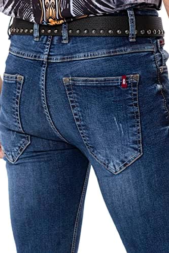 Cipo & Baxx Herren Stretch Jeanhose Slim Fit Trendig und bequem | Cipo & Baxx Männer Stretch Jeanshosen Slim Fit Premiu