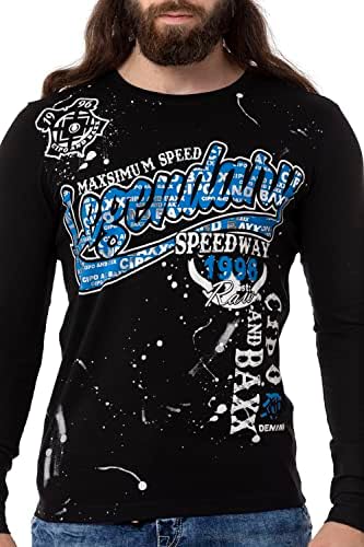 Cipo & Baxx Herren Sweatshirt Series – Stylischer Pullover im Modernen Streetwear Look – Bequemer Sweater für Alltag & F