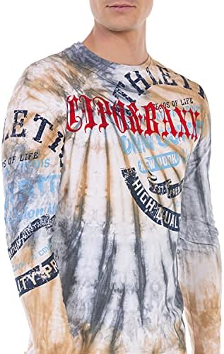 Cipo & Baxx Herren Langarm-Sweatshirt mit Rundhalsausschnitt und Print – Trendiger Look CL453 – Bild 9