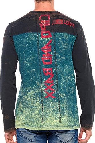 Cipo & Baxx Herren Sweatshirt Series – Stylischer Pullover im Modernen Streetwear Look mit Rundhals & Print – Comfortabl