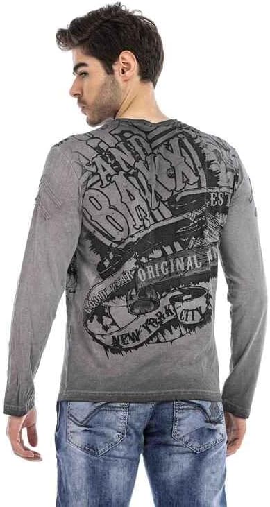 Cipo & Baxx Herren Sweatshirt Series – Stylischer Pullover für Streetwear Lovers – Bequemer Rundhalseinheitsprint Sweate