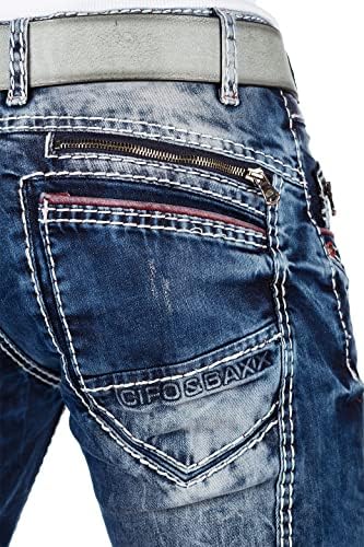 Cipo & Baxx Herren Jeans – Stylische Regular-Fit Denim mit Stone-Washed-Design & Used-Look | Bequeme & modische Jeans fü – Bild 67