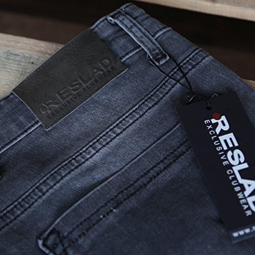 Reslad Jeans-Herren Slim Fit Basic Style Stretch-Denim Jeggings RS-2063