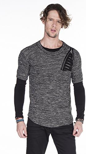 Cipo & Baxx Herren Sweatshirt Stylischer Pullover für moderne Streetwear Look – Bequemer Sweater für Alltag, Freizeit &