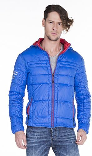 Stylische Winterjacke Herren Cipo & Baxx Series | Warme Winterjacke Herren Cipo & Baxx Series abnehmbarer Kapuze | Func