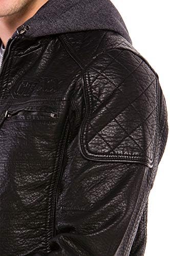 Stylische Winterjacke Herren Cipo & Baxx Series | Warme Winterjacke Herren Cipo & Baxx Series abnehmbarer Kapuze | Func