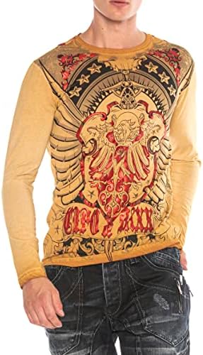 Cipo & Baxx Herren Sweatshirt Series – Stylischer Pullover im Modernen Streetwear Look mit Rundhals & Print – Comfortabl