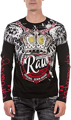 Cipo & Baxx Herren Sweatshirt Series – Stylischer Pullover für Streetwear Lovers – Bequemer Rundhalseinheitsprint Sweate