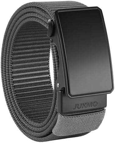 JUKMO Automatik Gürtel für Herren, robustes Nylon, 3,8cm Breite, praktische Ratsche-Funktion | JUKMO Herren Automatik G
