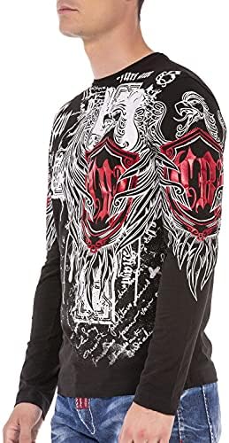 Cipo & Baxx Herren Sweatshirt Series – Stylischer Pullover für Streetwear Lovers – Bequemer Rundhalseinheitsprint Sweate