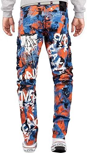 Cipo & Baxx Herren Jeans - Stylische Denim-Mode mit Slim-Fit & Regular-Fit für Individualisten im Bikerstyle!