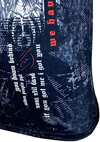 Herren Vintage Kurzarm T-Shirt mit mehrfarbigem Front Print und Label-Applikation 105