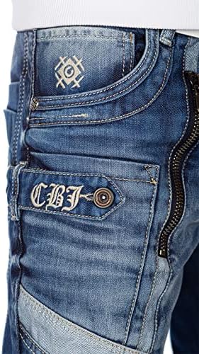 Cipo & Baxx Herren Jeans – Stylische Stonewashed & Used-Effekte | hohem markanten Details | Regular & Slim Fit für Männe