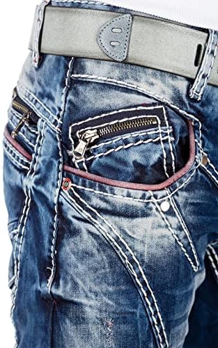 Cipo & Baxx Herren Jeans – Stylische Regular-Fit Denim mit Stone-Washed-Design & Used-Look | Bequeme & modische Jeans fü – Bild 66
