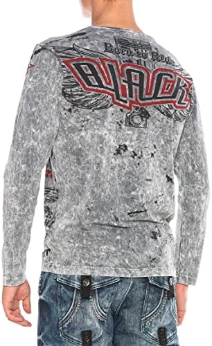 Cipo & Baxx Herren Sweatshirt Series – Stylischer Pullover im Modernen Streetwear Look mit Rundhals & Print – Comfortabl