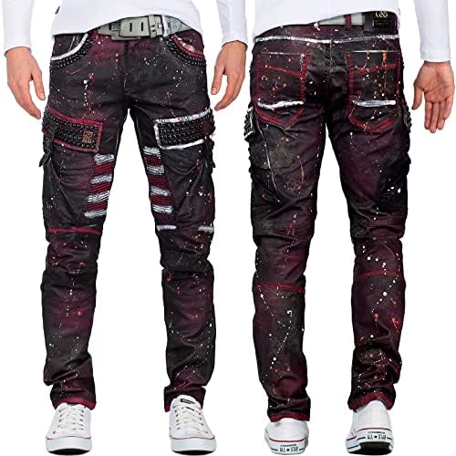 Cipo & Baxx Herren Jeans - Stylische Denim-Mode mit Slim-Fit & Regular-Fit für Individualisten im Bikerstyle!