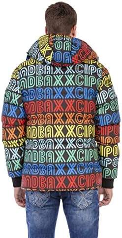 Stylische Winterjacke Herren Cipo & Baxx Series | Warme Winterjacke Herren Cipo & Baxx Series abnehmbarer Kapuze | Func