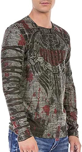 Cipo & Baxx Herren Sweatshirt Series – Stylischer Pullover für Streetwear Lovers – Bequemer Rundhalseinheitsprint Sweate