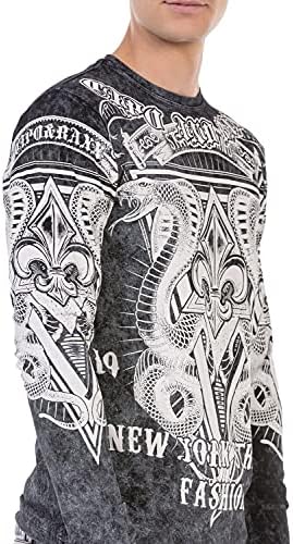 Cipo & Baxx Herren Sweatshirt Stylischer Pullover für moderne Streetwear Look – Bequemer Sweater für Alltag, Freizeit &