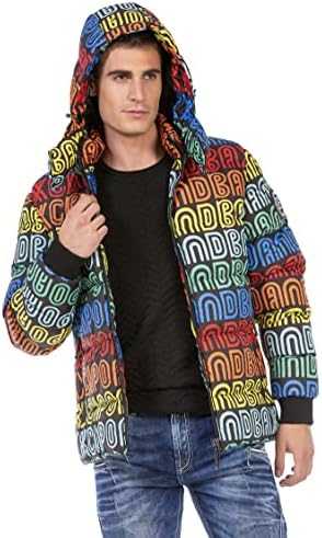 Stylische Winterjacke Herren Cipo & Baxx Series | Warme Winterjacke Herren Cipo & Baxx Series abnehmbarer Kapuze | Func