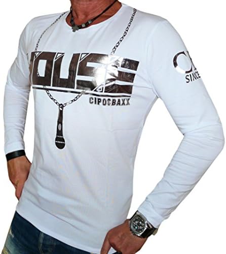 Cipo & Baxx Herren Sweatshirt Stylischer Pullover für moderne Streetwear Look – Bequemer Sweater für Alltag, Freizeit &