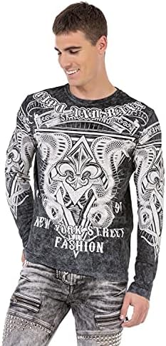 Cipo & Baxx Herren Sweatshirt Stylischer Pullover für moderne Streetwear Look – Bequemer Sweater für Alltag, Freizeit &