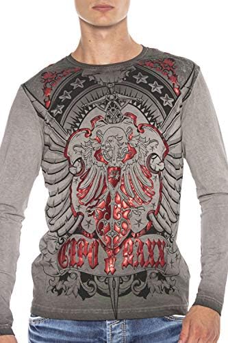 Cipo & Baxx Herren Sweatshirt Series – Stylischer Pullover im Modernen Streetwear Look mit Rundhals & Print – Comfortabl